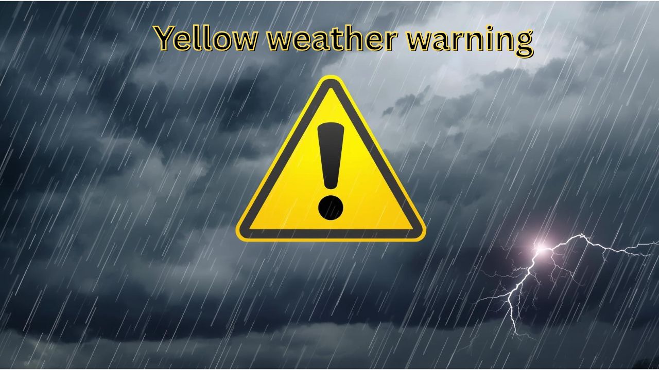 Yellow weather warning